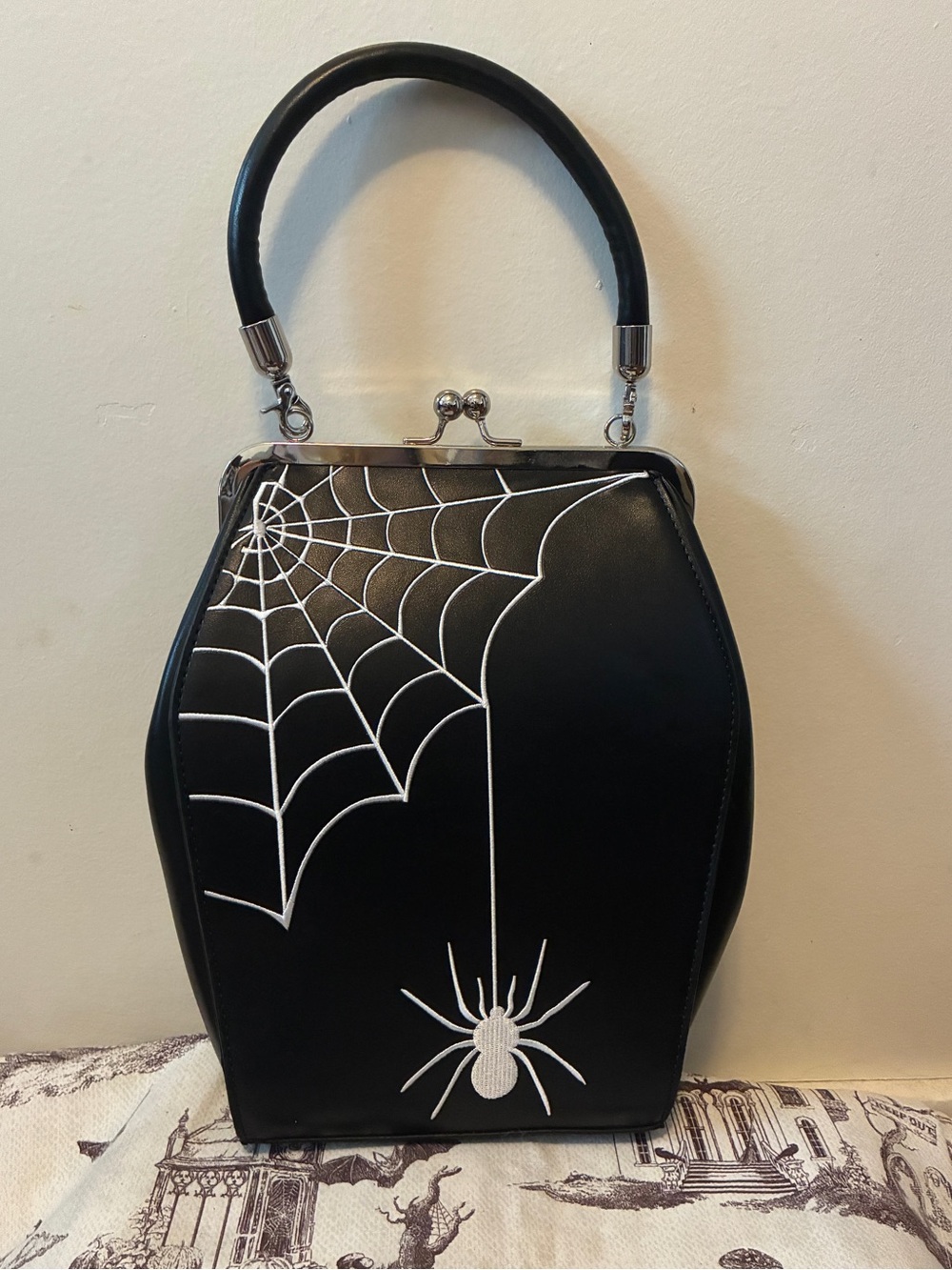 Banned Alternative Coffin Spiderweb Bag